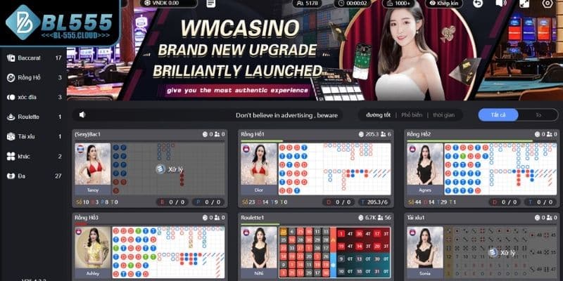 Nhà phát hành WM Casino BL555